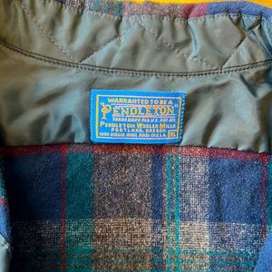Pendleton wool button up shirt